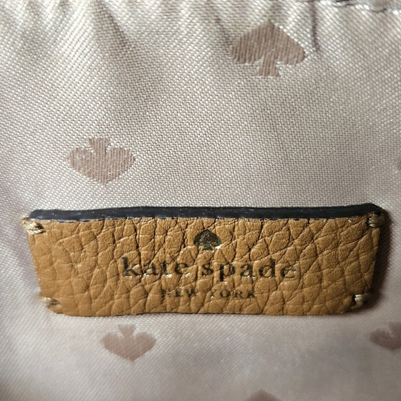 KATE SPADE NEW YORK Vintage Tan Leather Shoulder Bag - Picture 8 of 11